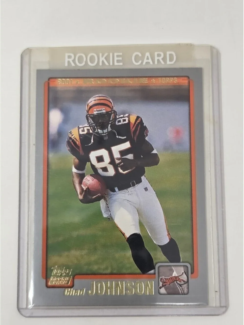 2001 Topps Chad Johnson Rookie Card Cincinnati Bengals WR #340 NFL Player